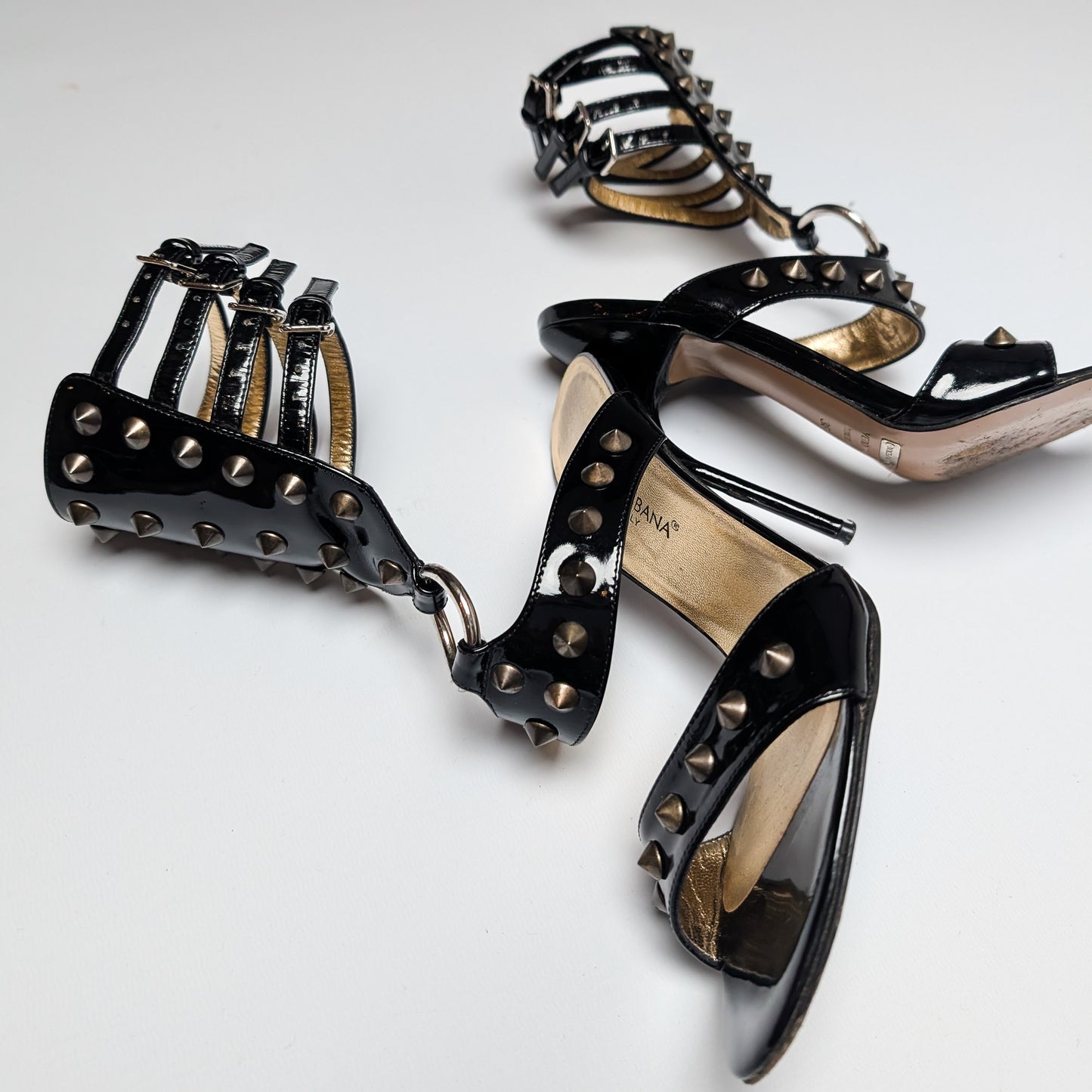 Dolce & Gabbana Studded High Sandals - EU36.5|UK3.5|US5.5 RESERVED