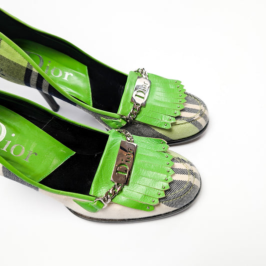 Dior green sandals - EU39|6UK|7US