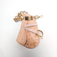 Dior by Galliano Ostrich Leather Mini Saddle Bag - F/W 2000