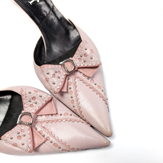 Dior by Galliano pink mules - EU36.5|UK3.5|US5.5