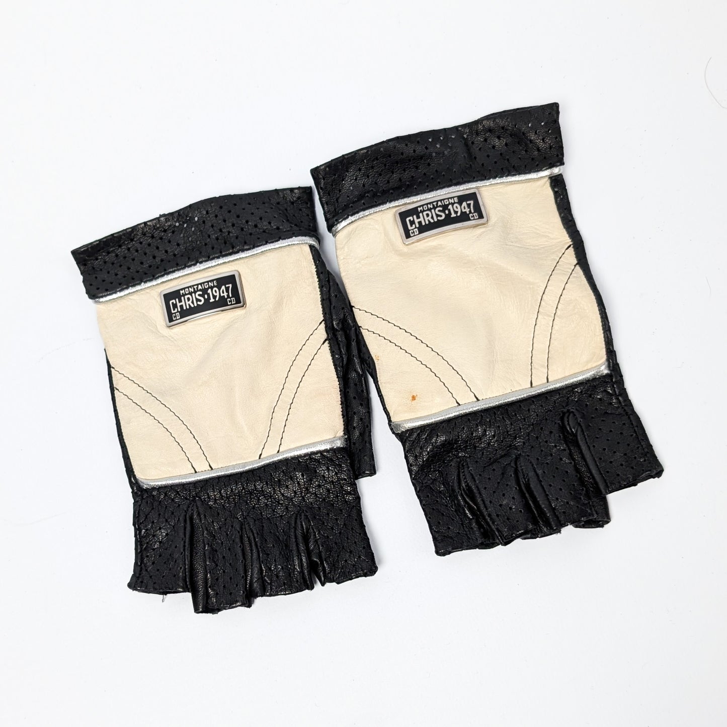 Dior mittens by Galliano in leather