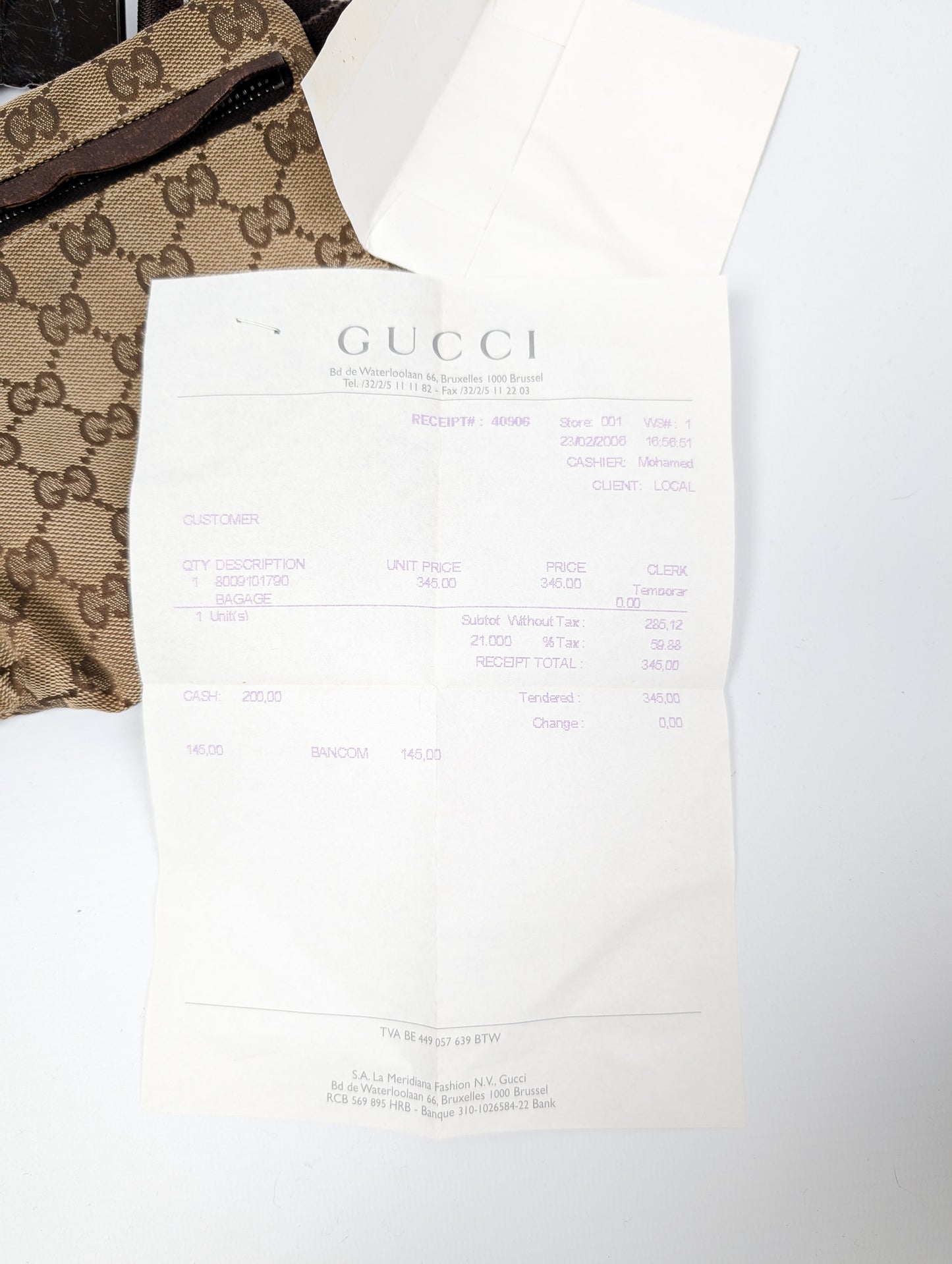 Gucci fanny pack