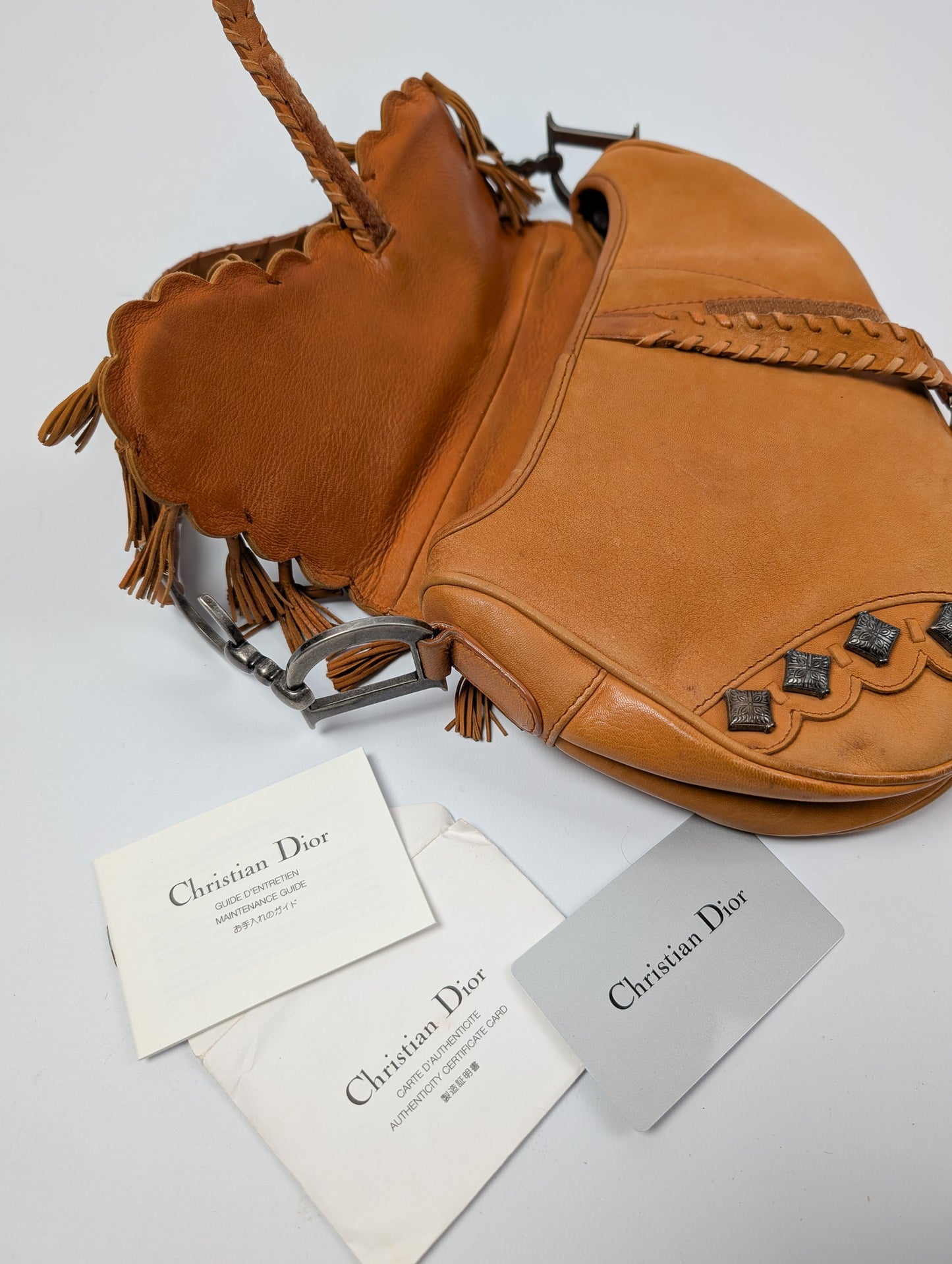 Dior fur saddle by Galliano