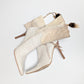 Beige suede and leather patchwork ankle boots - EU38|5UK|7US