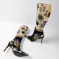 Roberto Cavalli Cheongsam S/S 2003 Boots - EU38|UK5|US7