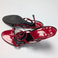 Dior Logo Red Patent Sandals by Galliano - EU38|UK5|US7