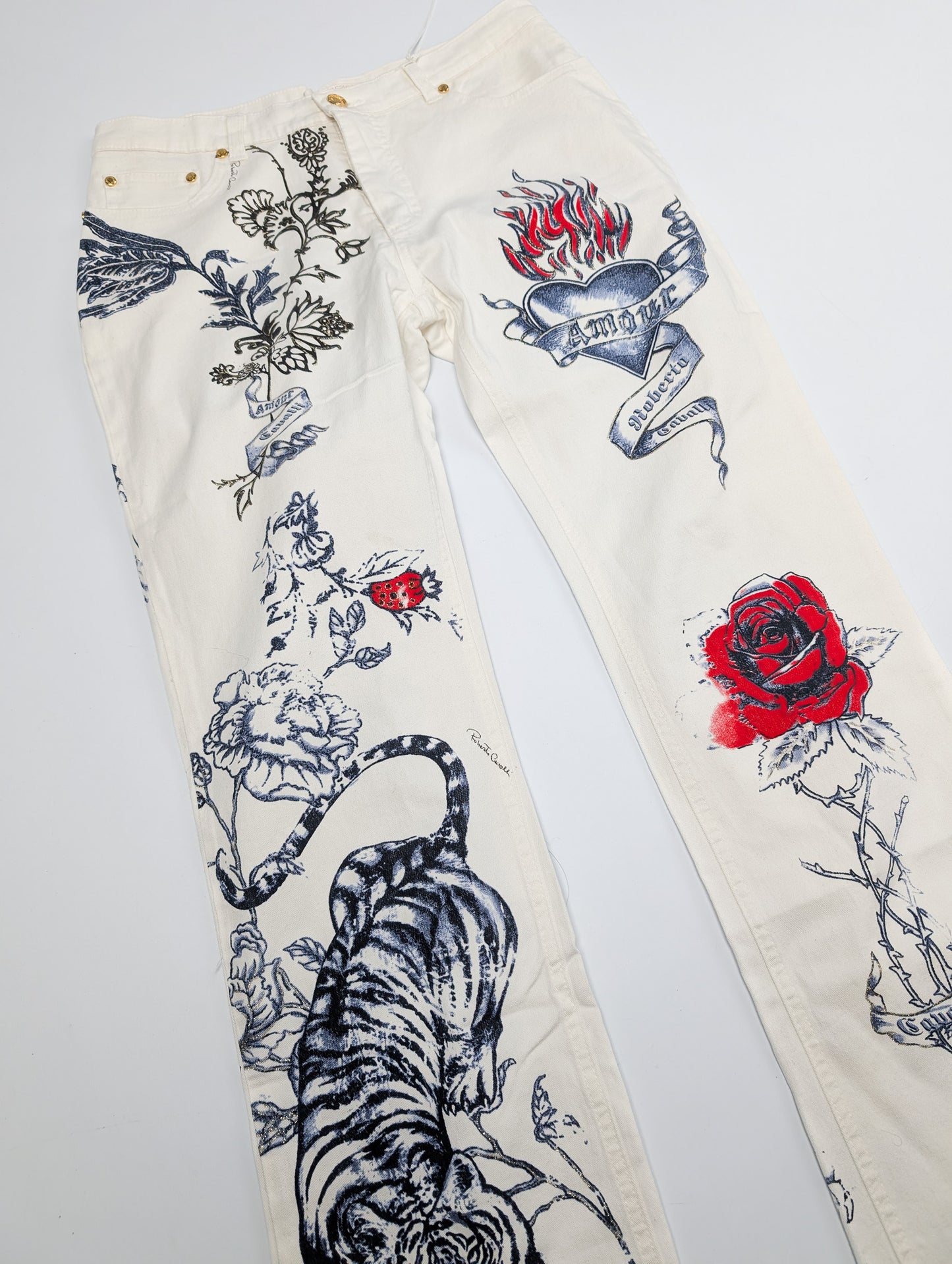 Cavalli "Tatoo" Pants - L