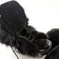 Dsquared2 fur wedge sneakers - EU36|3UK|5US