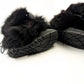 Dsquared2 fur wedge sneakers - EU36|3UK|5US