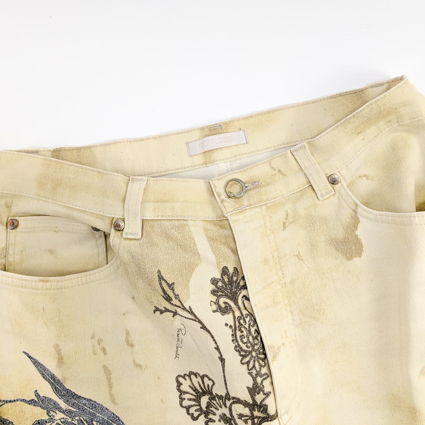 Cavalli "tattoo" pants set S/S 2003 - M