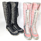 Chanel tweed sport boots F/W 2015 - EU39|UK6|US8