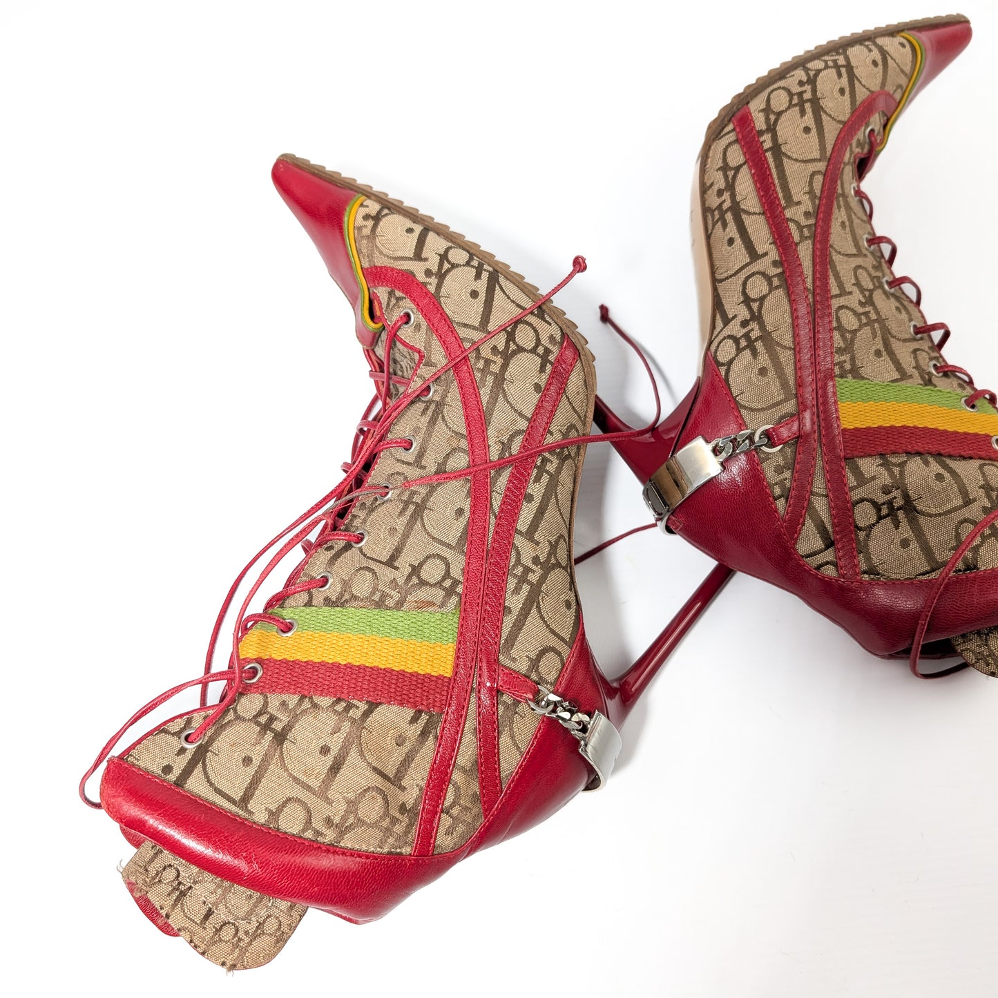 Dior Rasta Ankle Boots by Galliano 2003 - EU37.5|UK5.5|US7.5
