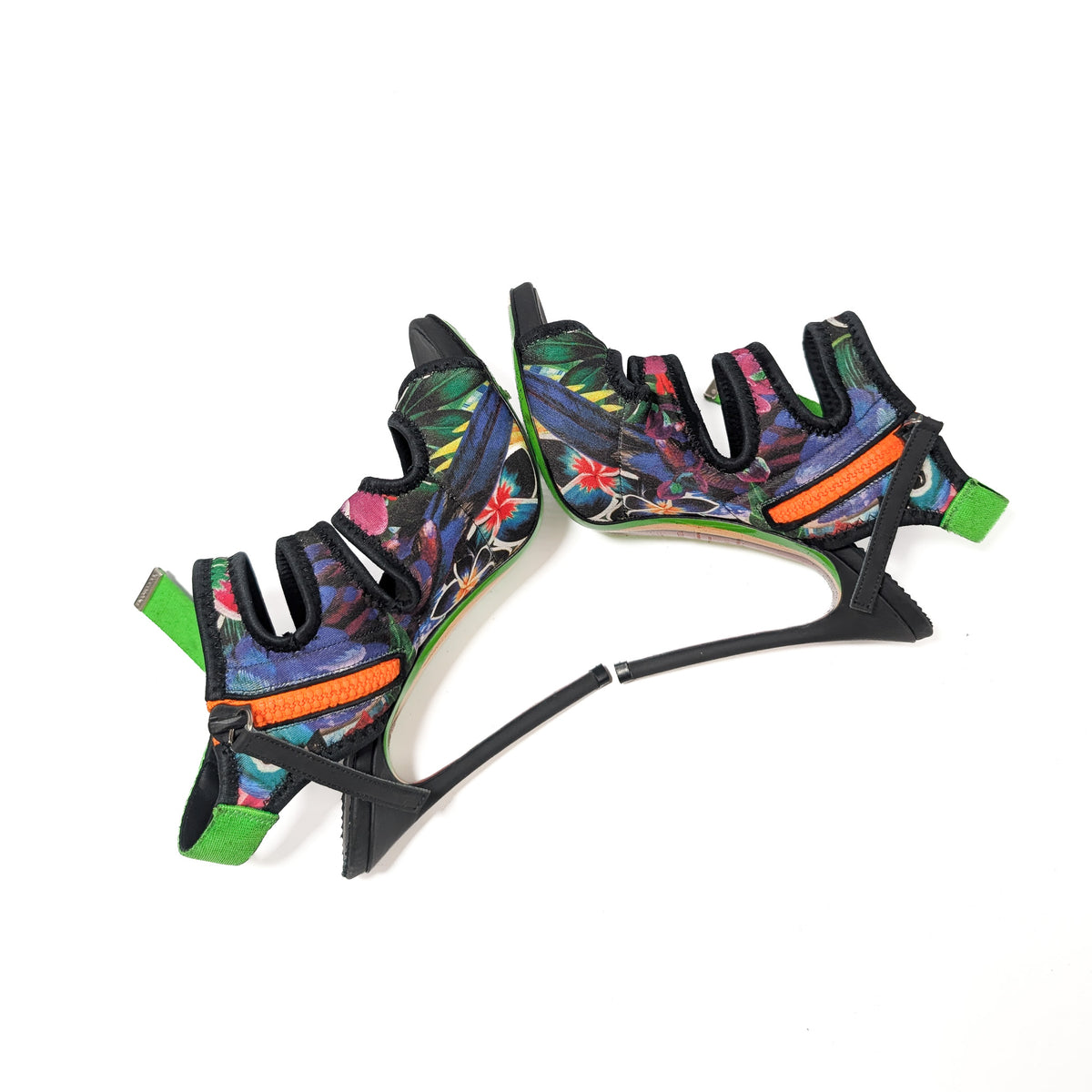 Dsquared2 Surfer's Paradise floral sandals - EU37|4UK|6US