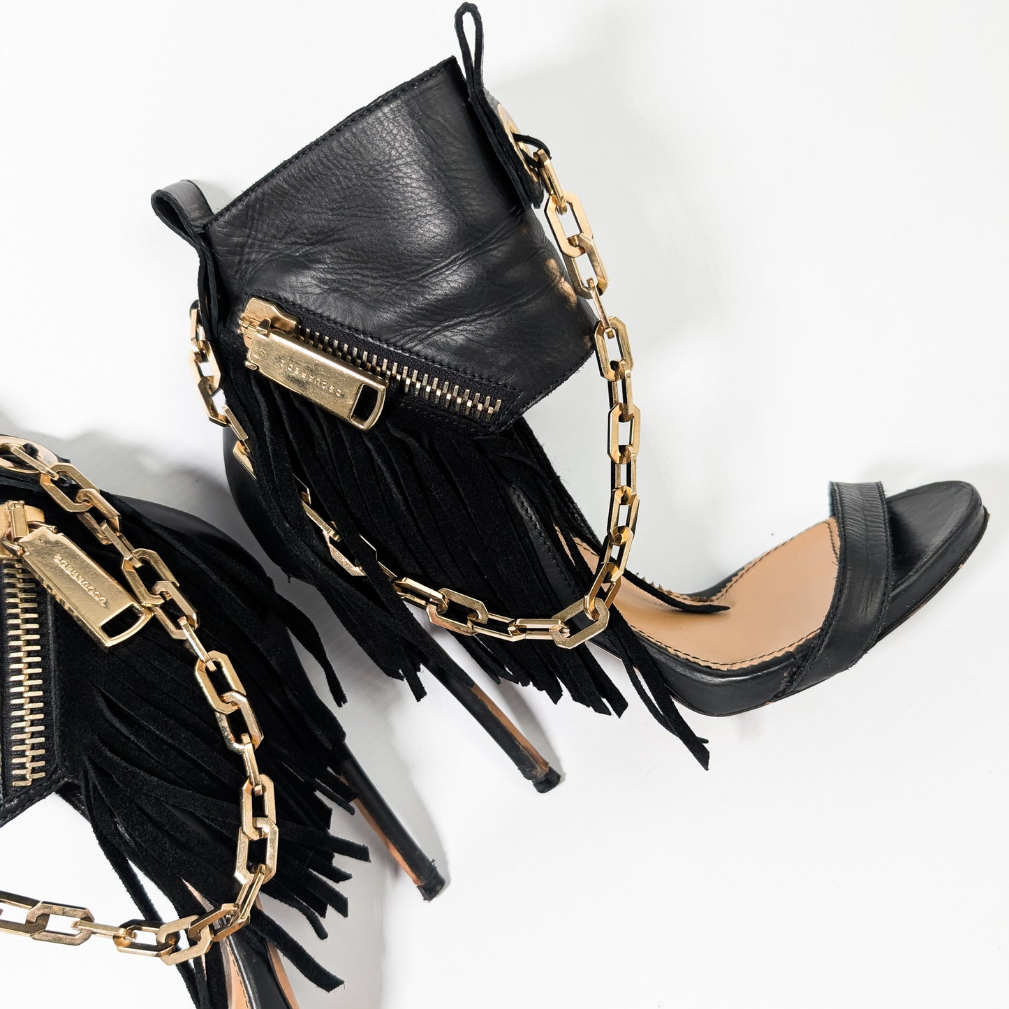 Dsquared2 Fringe Sandals - EU37|4UK|6US