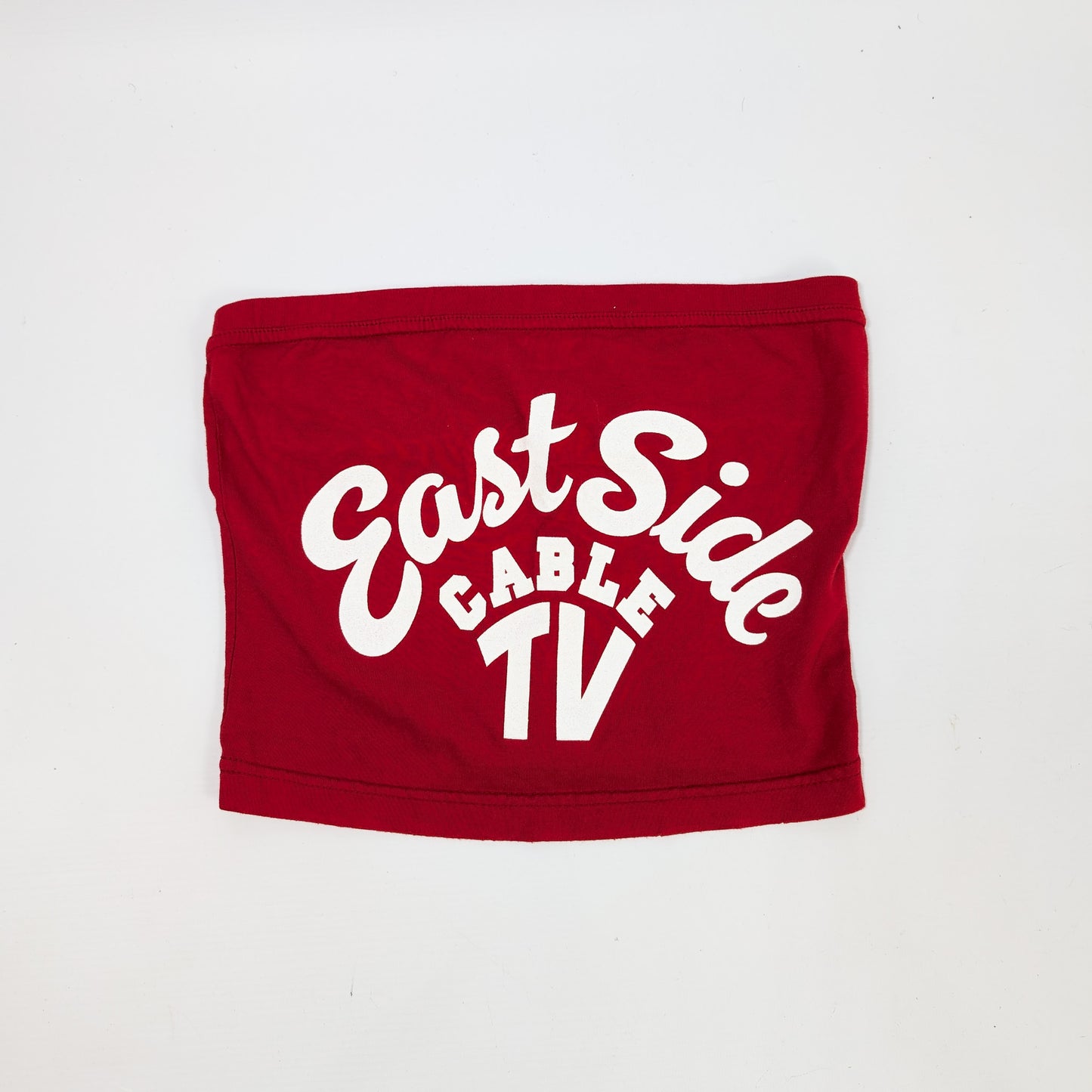 Dsquared2 red bandeau top