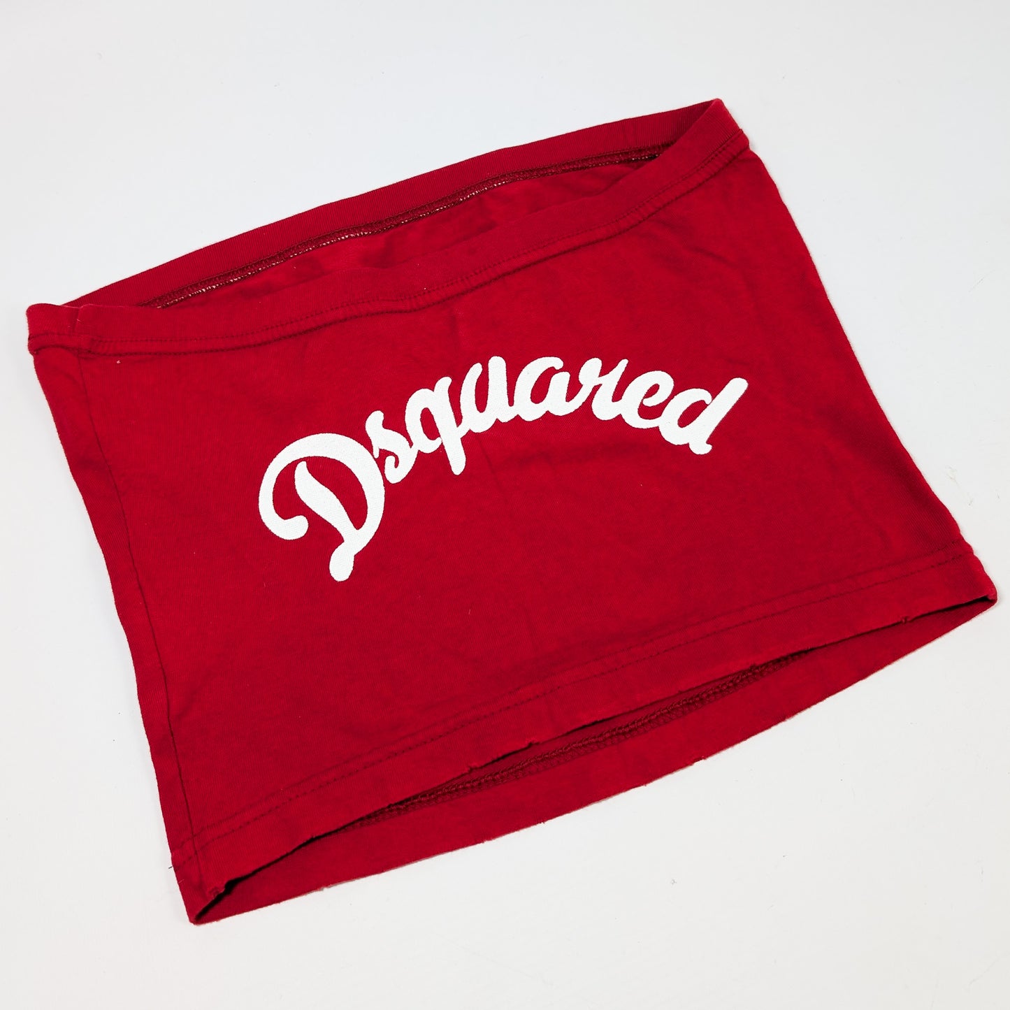 Dsquared2 red bandeau top