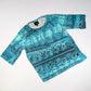 Cavalli Animal Print Blue Trousers Set - XL