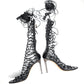 Roberto Cavalli high-top tie sandals - EU41|UK8|US10