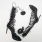 Roberto Cavalli high-top tie sandals - EU41|UK8|US10