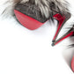 Christian Louboutin fur slingback - EU37|4UK|6US
