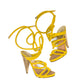 Dsquared2 yellow tie sandals - EU36|UK3|US5