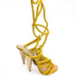Dsquared2 yellow tie sandals - EU36|UK3|US5