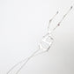 Dior by Galliano silver "Flame" necklace