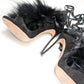 Dsquared2 Riri fur sandals - EU39|UK6|US8