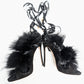 Dsquared2 Riri fur sandals - EU39|UK6|US8