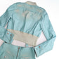 Roberto Cavalli leather jacket and skirt set.