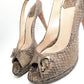 Dior python slingback - EU37|UK4|US6