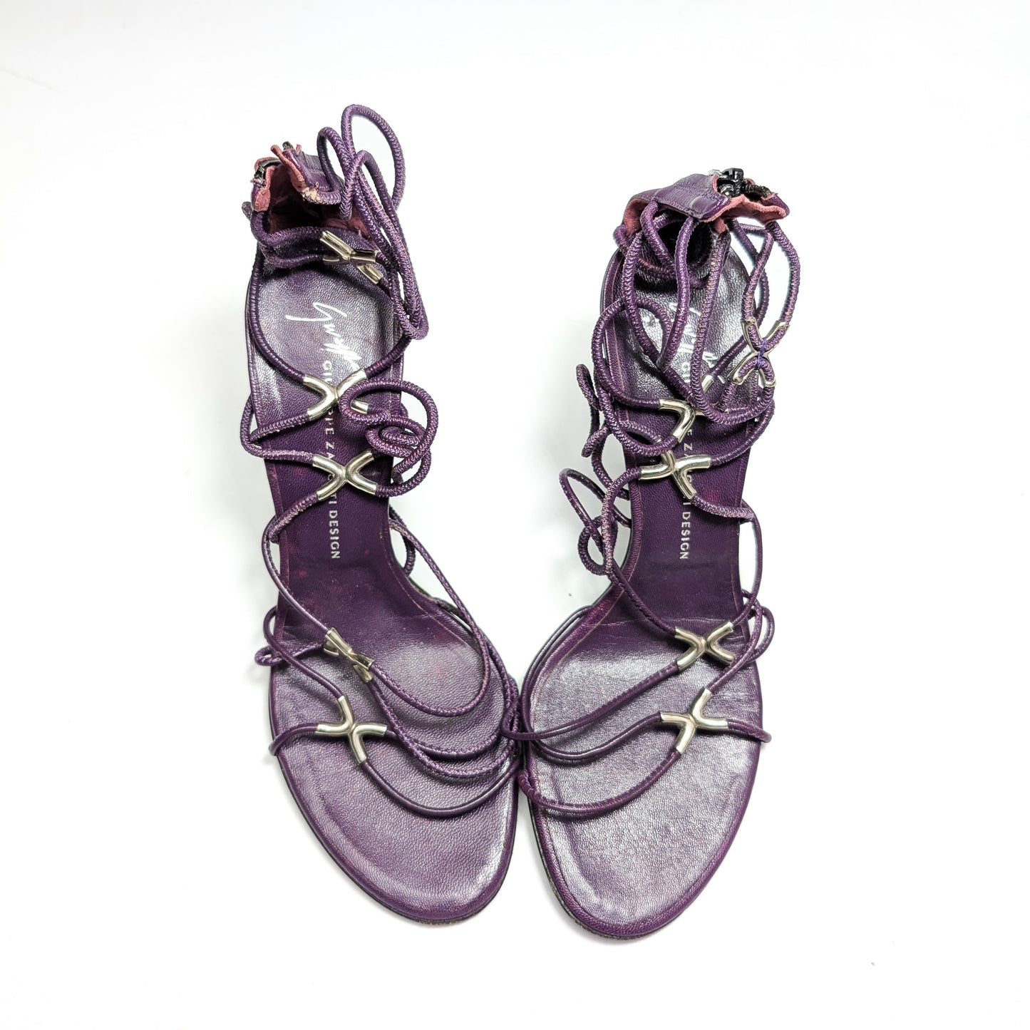 Purple Giuseppe Zanotti sandals - EU37|UK4|US6