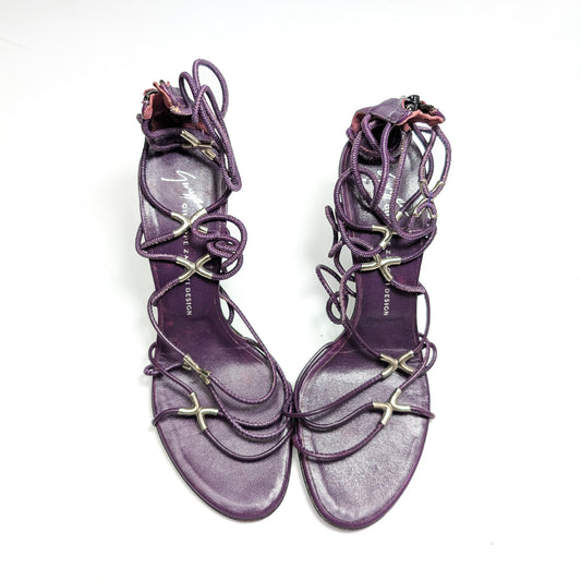 Purple Giuseppe Zanotti sandals - EU37|UK4|US6