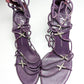 Purple Giuseppe Zanotti sandals - EU37|UK4|US6
