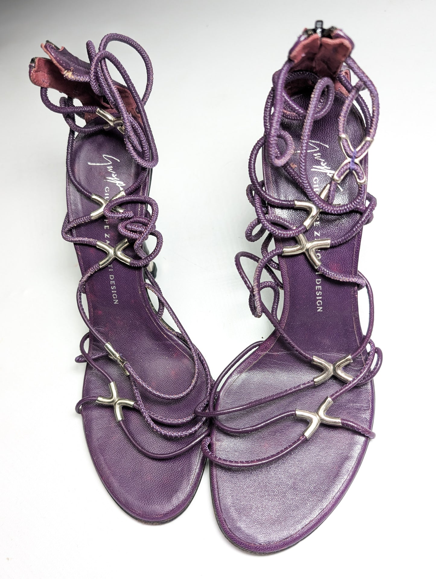 Purple Giuseppe Zanotti sandals - EU37|UK4|US6