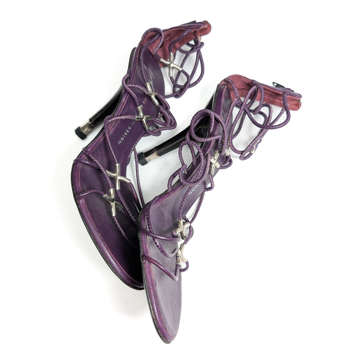 Purple Giuseppe Zanotti sandals - EU37|UK4|US6