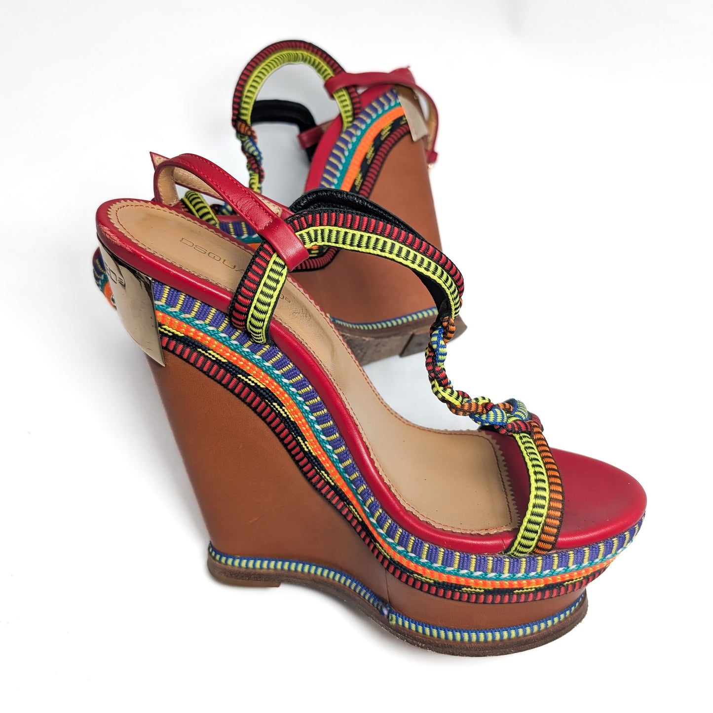 Dsquared2 Wedge Sandals - EU39|UK6|US8