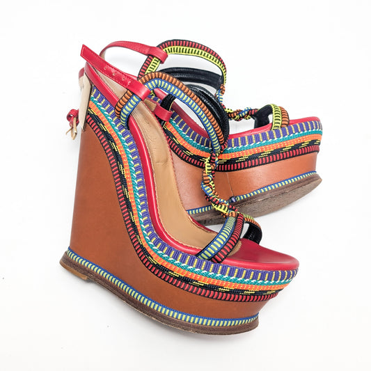 Dsquared2 Wedge Sandals - EU39|UK6|US8