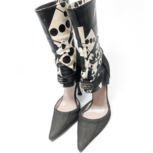Ankle boots in gaiter style by Dior by Galliano - EU38.5|UK5.5|US7.5