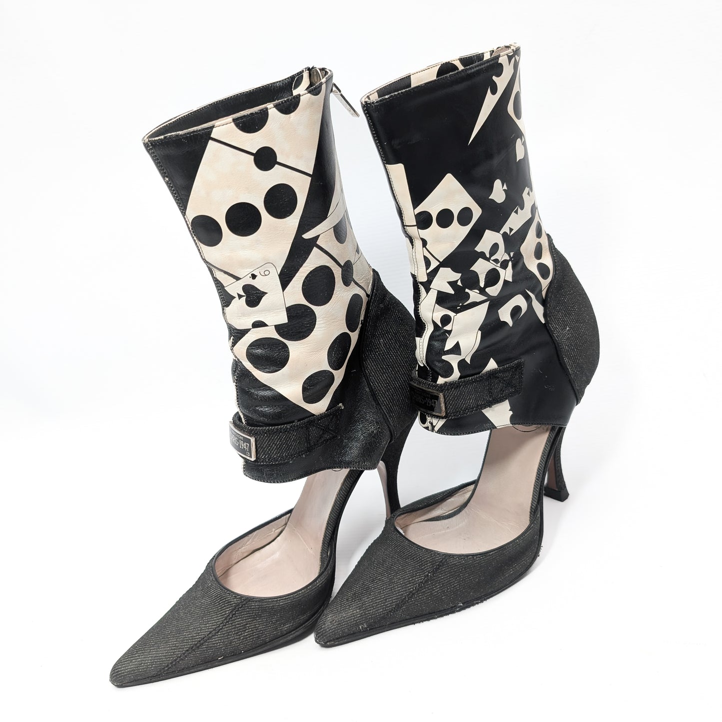 Ankle boots in gaiter style by Dior by Galliano - EU38.5|UK5.5|US7.5