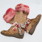 Roberto Cavalli fur-lined boots - EU38|UK5|US7