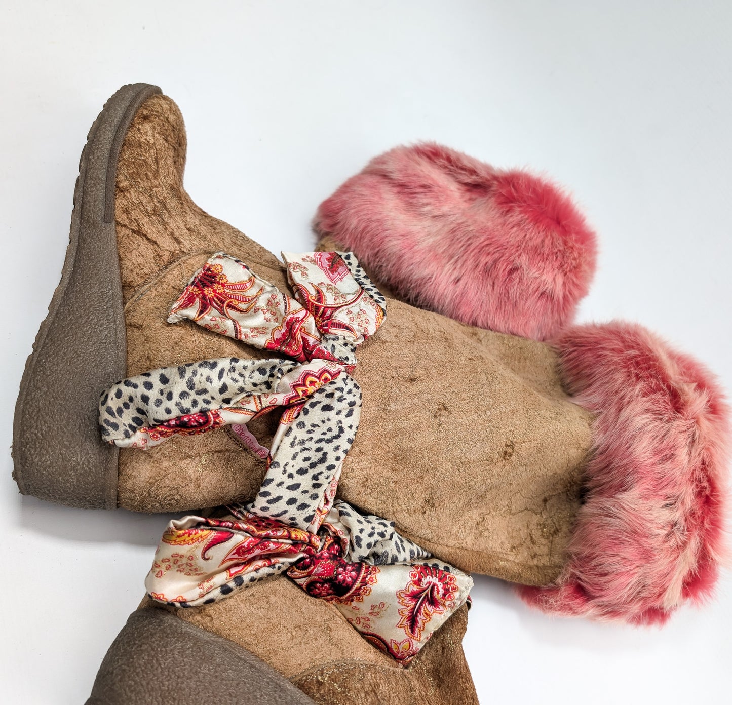 Roberto Cavalli fur-lined boots - EU38|UK5|US7