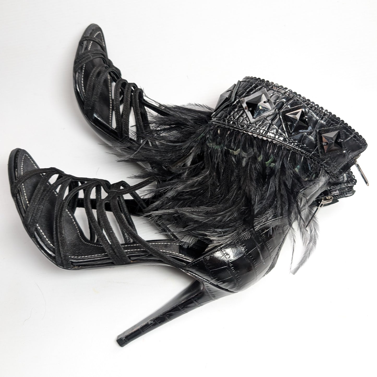 Feather sandals by Dior by Galliano - EU38.5|UK5.5|US7.5