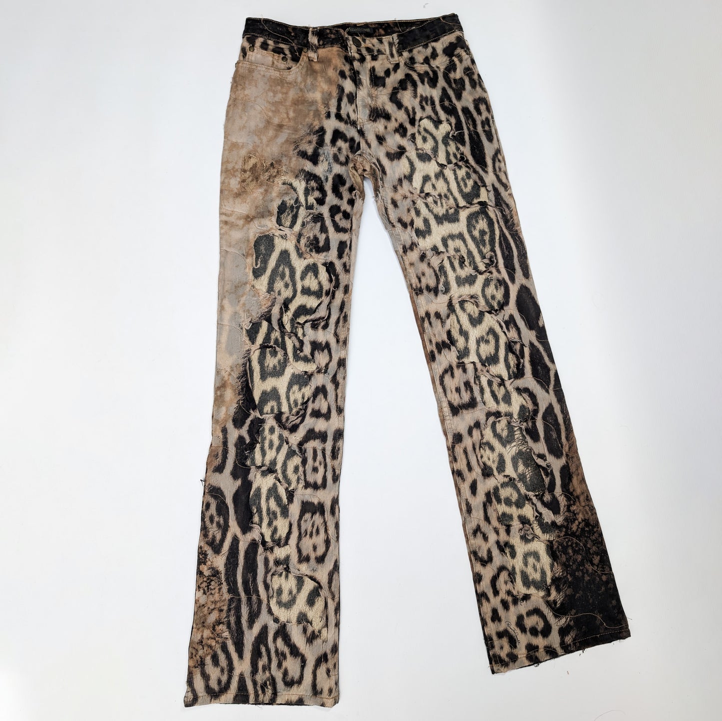 Roberto Cavalli animal print jeans - M