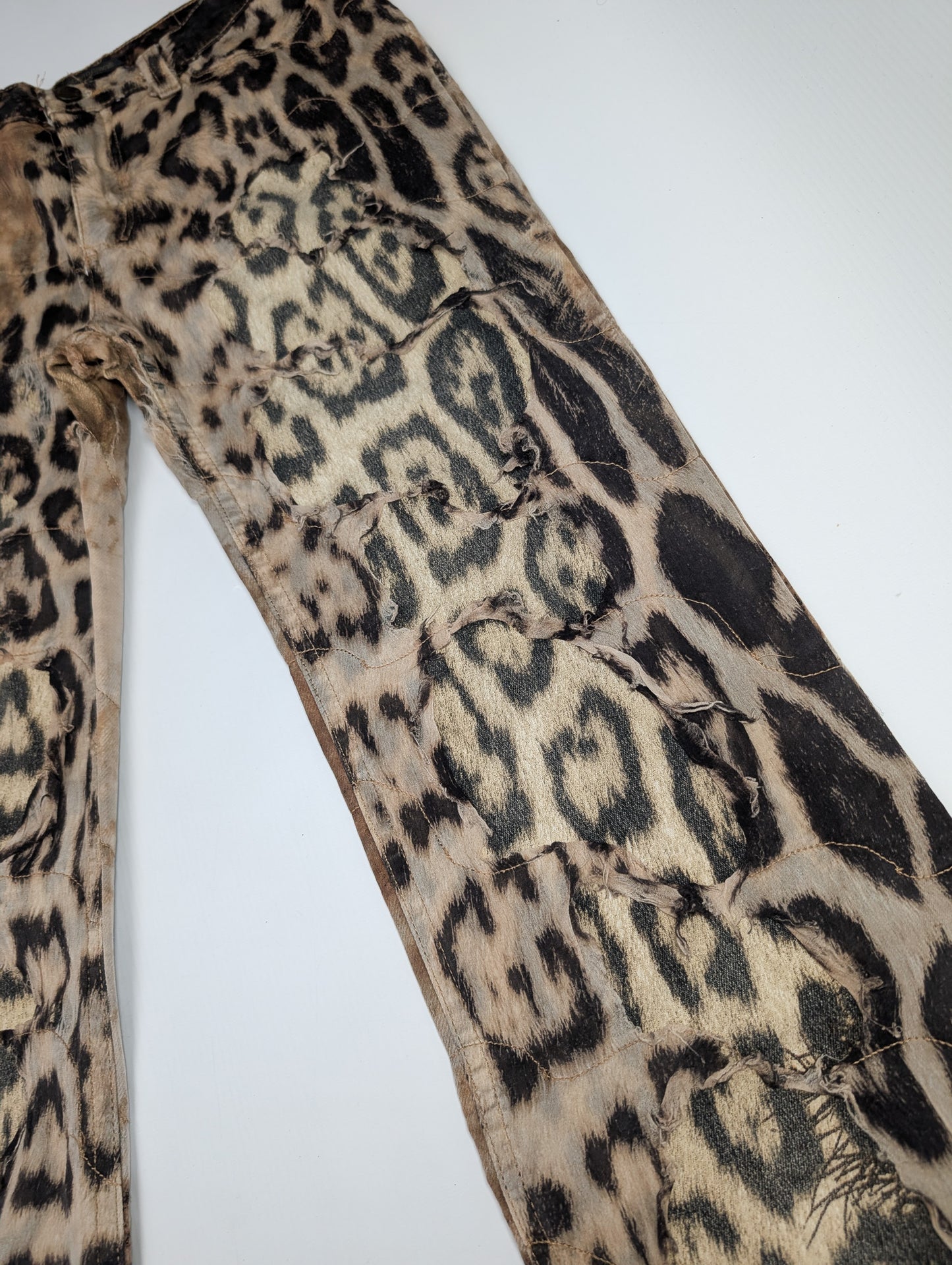 Roberto Cavalli animal print jeans - M