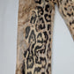 Roberto Cavalli animal print jeans - M