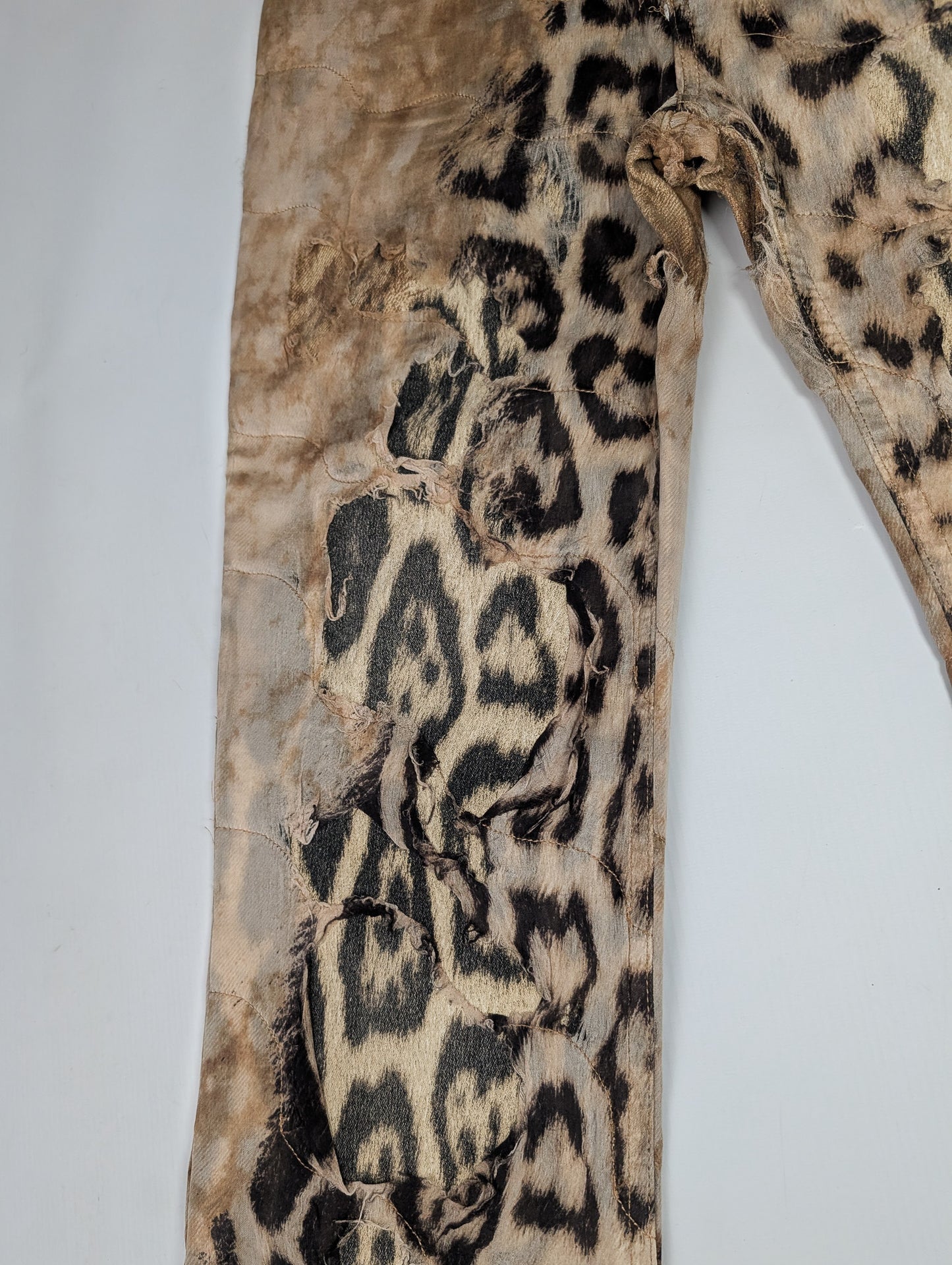 Roberto Cavalli animal print jeans - M