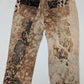 Roberto Cavalli animal print jeans - M