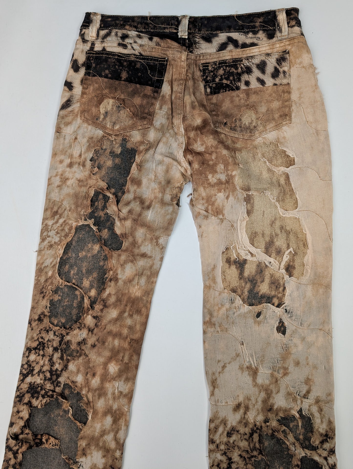 Roberto Cavalli animal print jeans - M