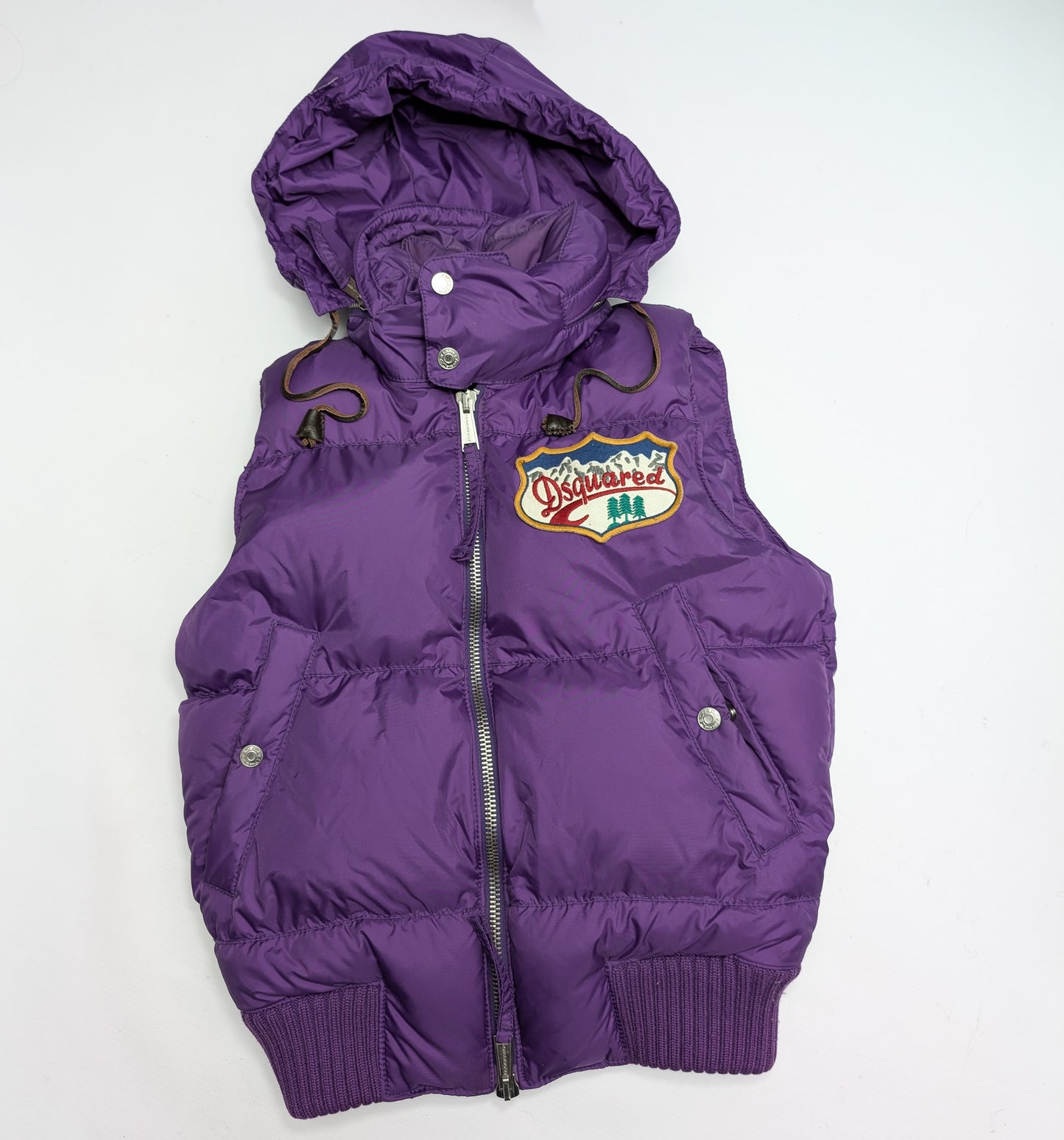 Dsquared2 sleeveless puffer jacket